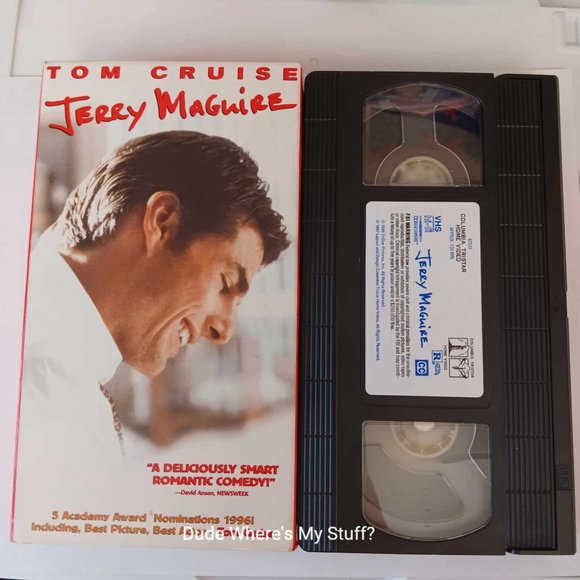 Jerry McGuire - Tom Cruise - Renee Zellweger - Rated R - 1997 VHS - Picture 1 of 2